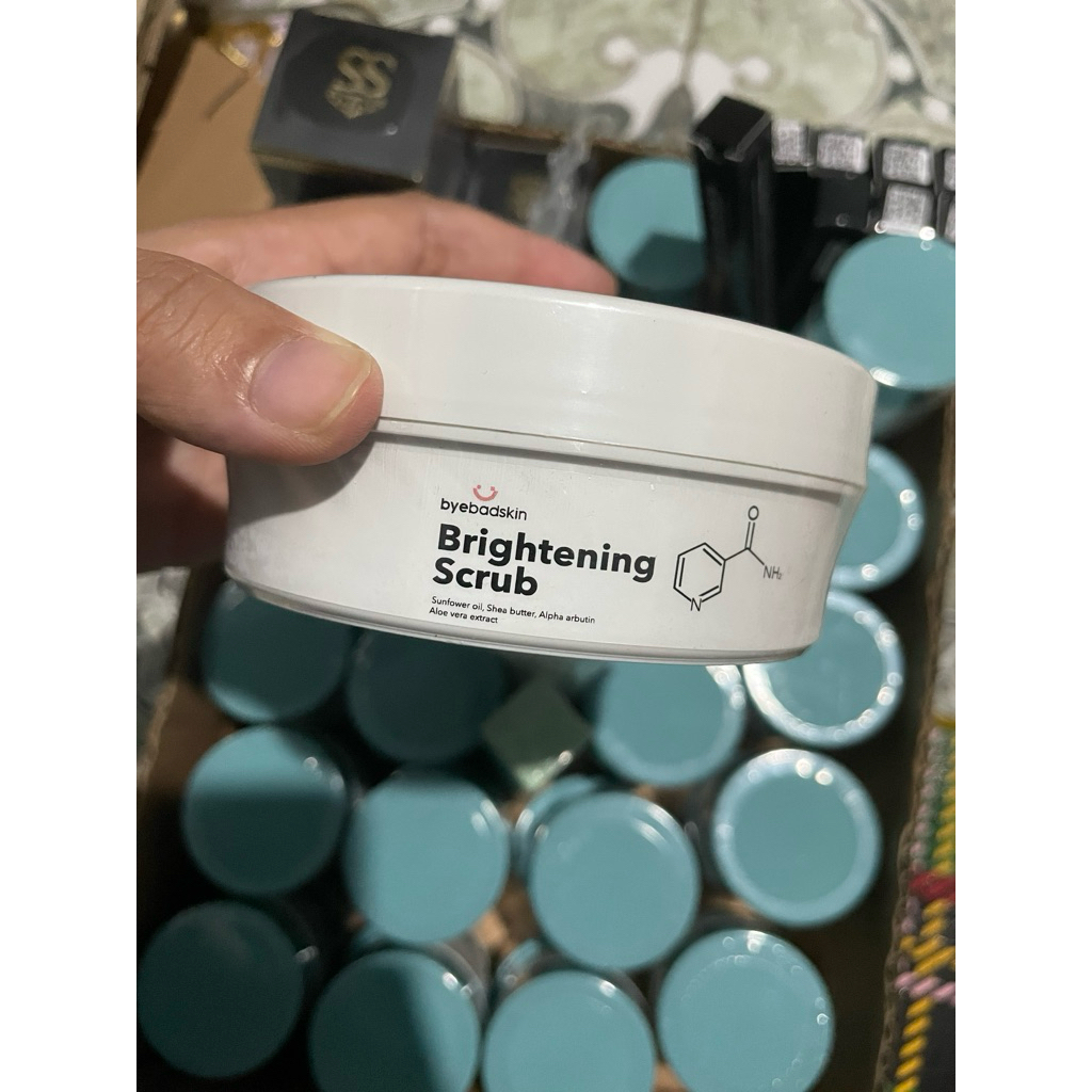 [New] Byebadskin Brightening Scrub | Bening Facial Wash Acne Teen Series 100ml | Herborist Lulur Bal