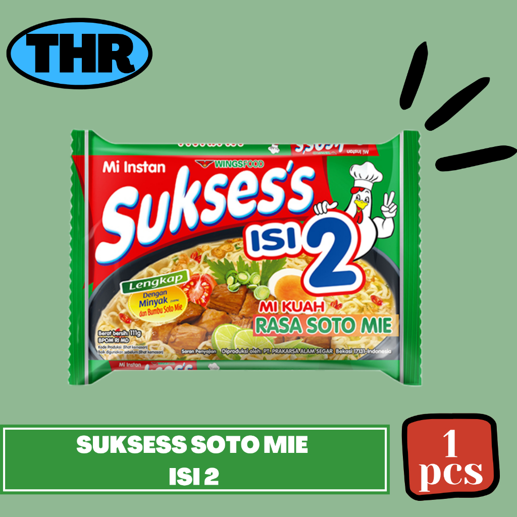 

Mie Suksess Soto Mie isi 2 1pcs