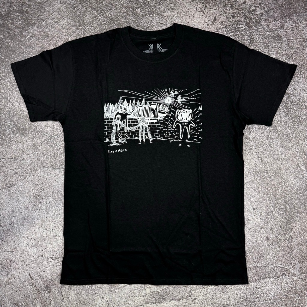 Kaos Band Official Radiohead - Despot Original t-shirt Pria Wanita