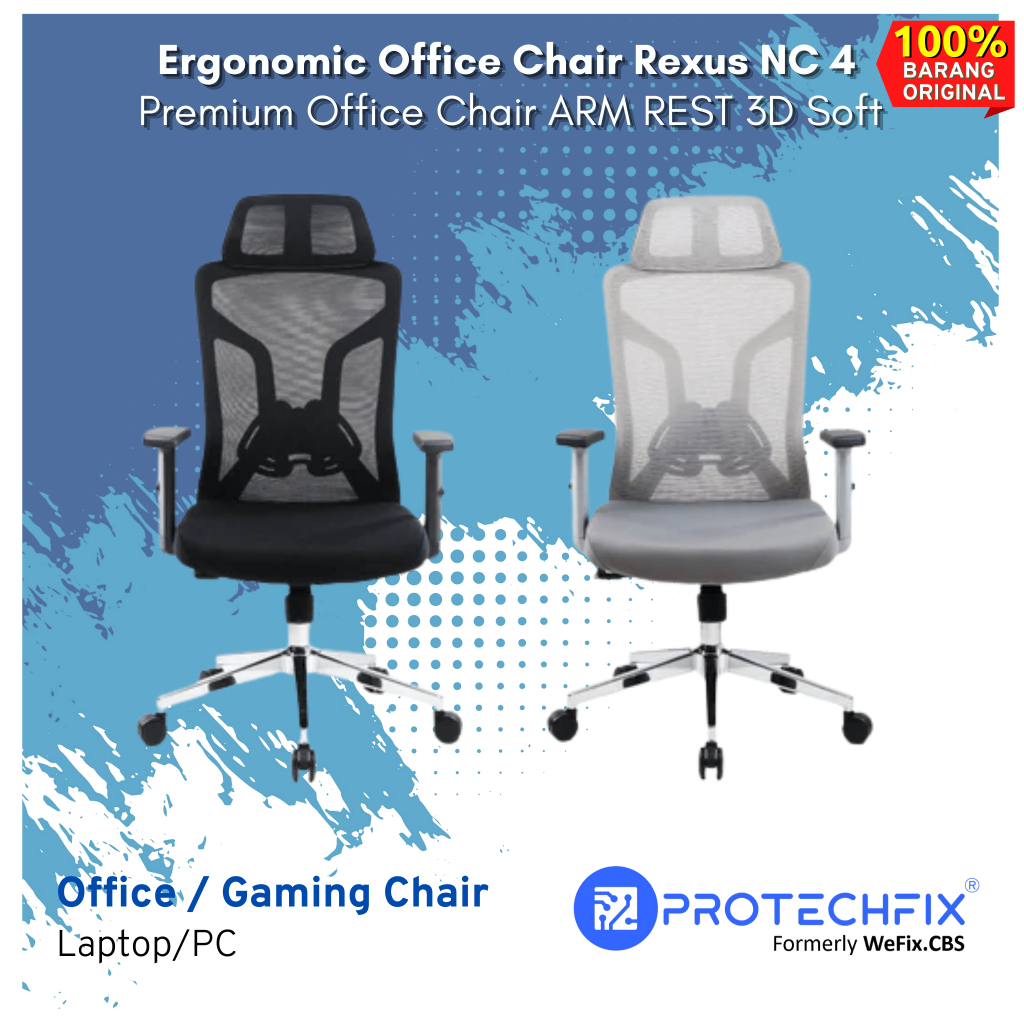 Rexus Ergonomic Office Chair Kursi Kantor NC-4 / NC4