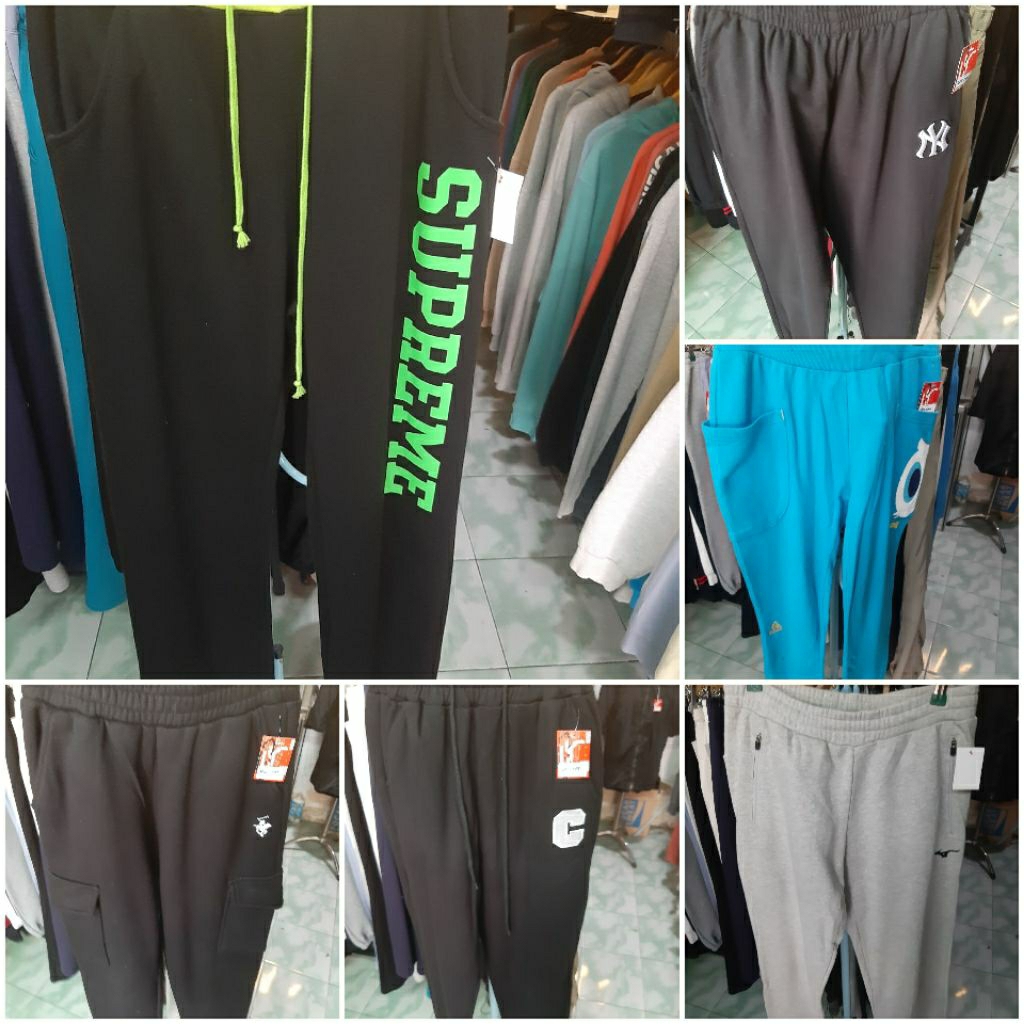 Celana Jogger Branded Celana Panjang Elastis Desain Keren Second  Preloved