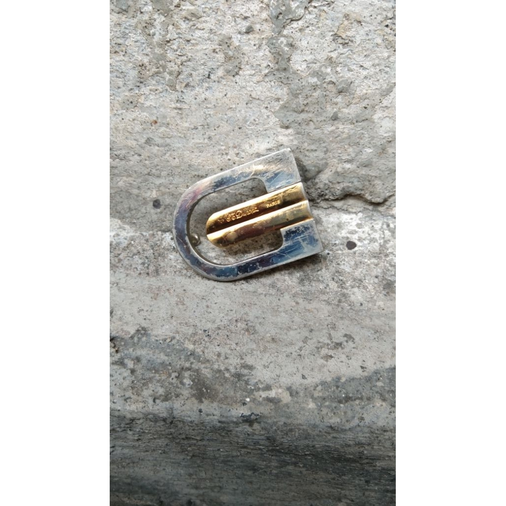 buckle kepala sabuk gesper St Dupont paris Made in France