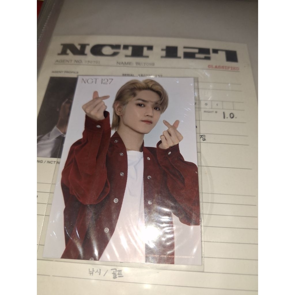 Postcard taeyong Jepang event