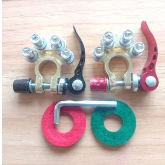 Kepala aki Mobil Bahan kuningan klem accu mobil