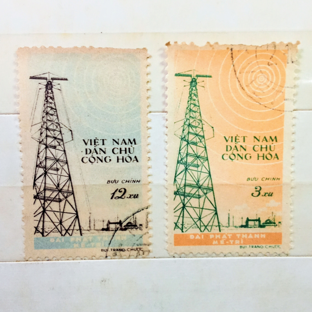 

Prangko Koleksi Filateli Vietnam Utara 1959 Me Tri Radio Stasion