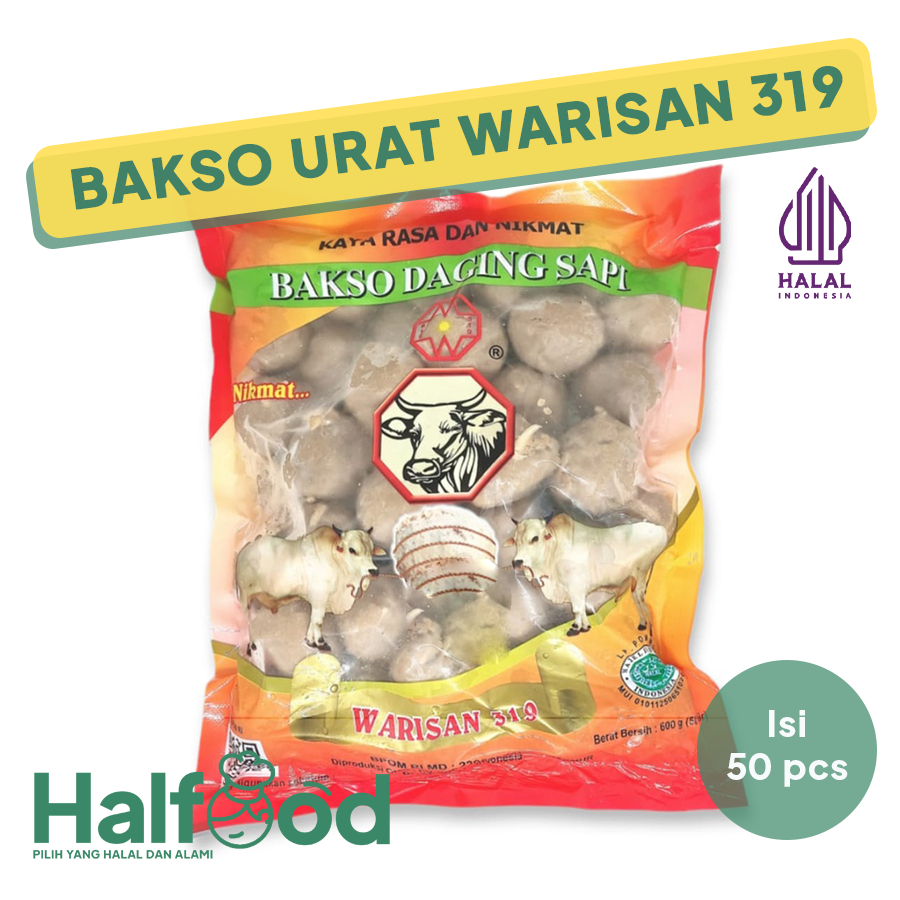 

Warisan 319 Bakso Sapi Urat | Isi 50 pcs