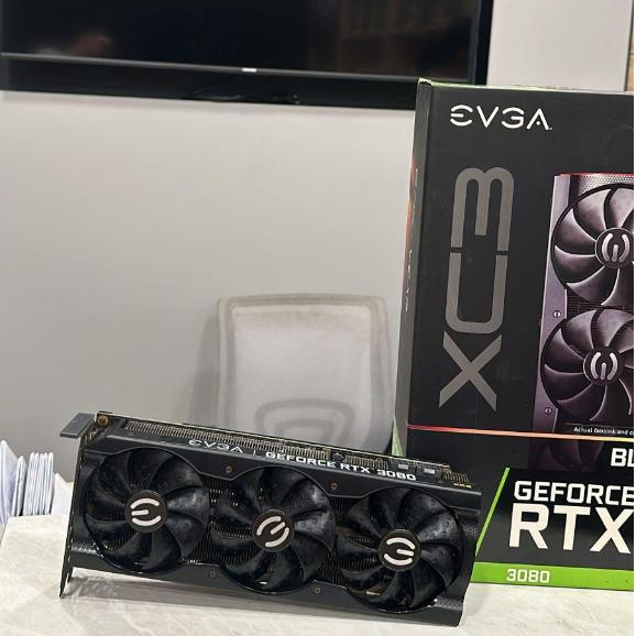 VGA NVDIA EVGA XC3 BLACK NVIDIA RTX 3080 / RTX3080 10GB GDDR6X | 2ND FULL BOX