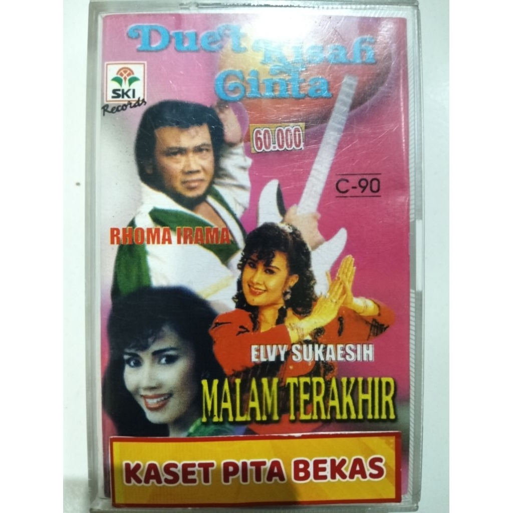 kaset pita bekas dangdut Rhoma irama duet kisah cinta