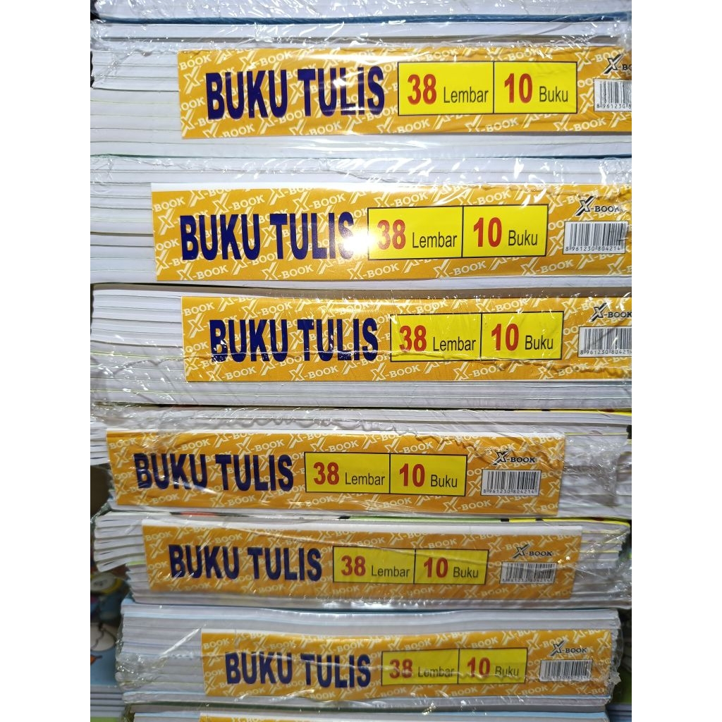 

Buku Tulis X-Book 38 Lembar 1Pak 10 buku