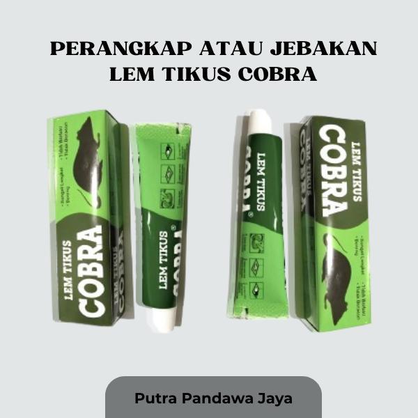 Lem Tikus Cobra Super Lengket Perangkap Hama 70ml Aman - Tanpa Bahan Kimia Berbahaya Cocok Untuk Rum