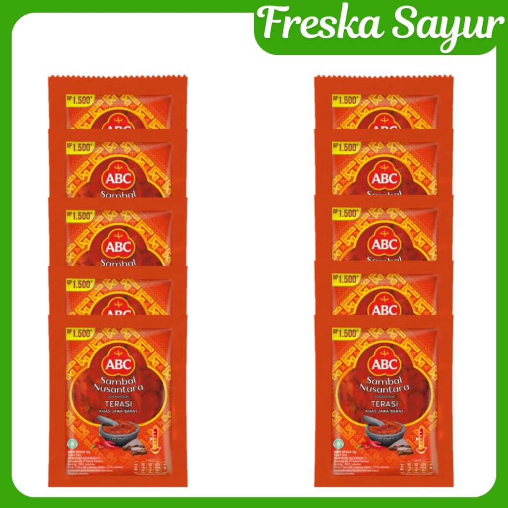 

ABC Sambal Terasi 10 Sachets Each 20 Gram
