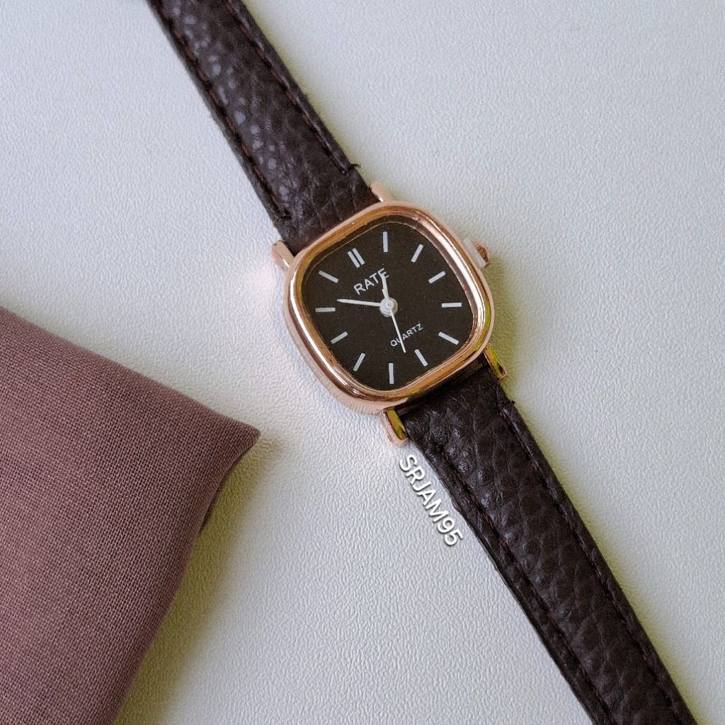 Jam Tangan Wanita Diameter Kecil Korean Style Jam Tangan Kulit