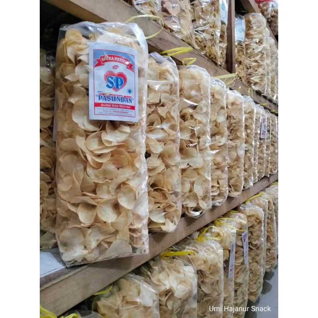 

(GRATIS ONGKIR) CEMILAN 1KG KERIPIK SINGKONG ASIN