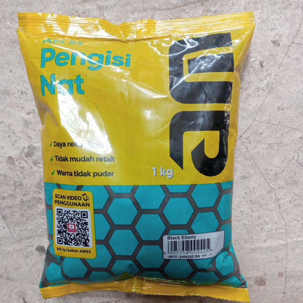am-53 semen nat/semen pelapis/semen perekat granit/ keramik warna lengkap 1 kg