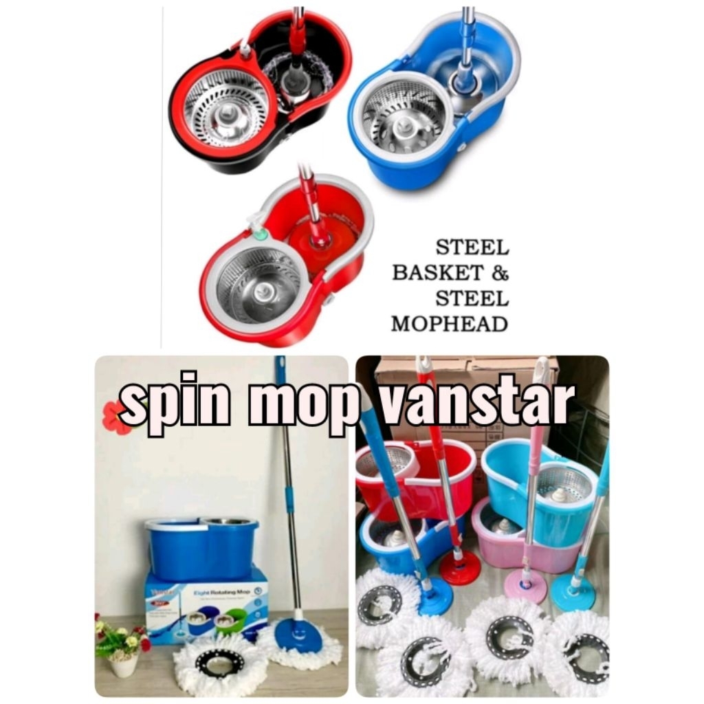 Spin Mop/Spin Mop Stainless Steel Vanstar/Pel Spin