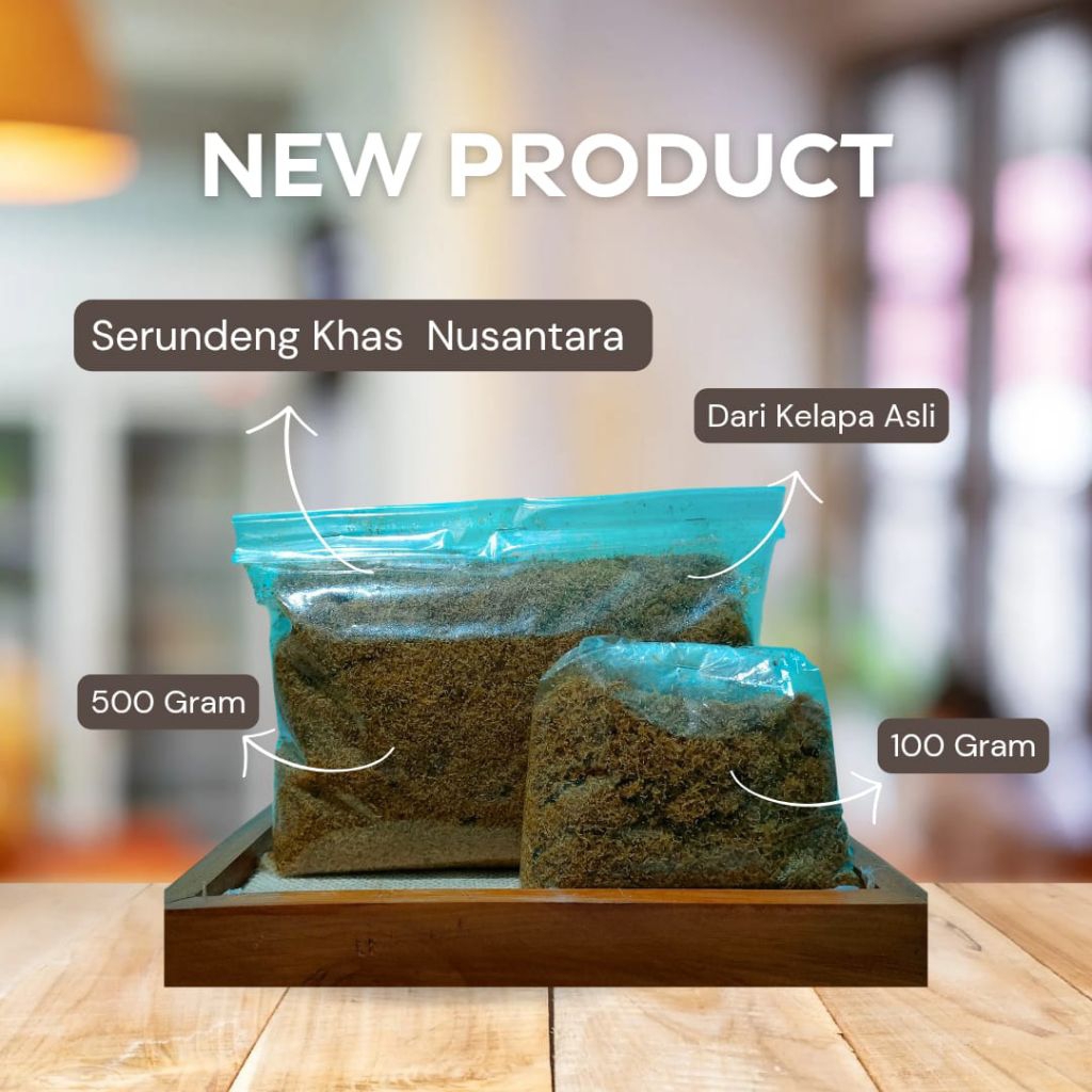 

SERUNDENG KELAPA 500 GRAM BUATAN CIAMIS KHAS NUSANTARA HALAL
