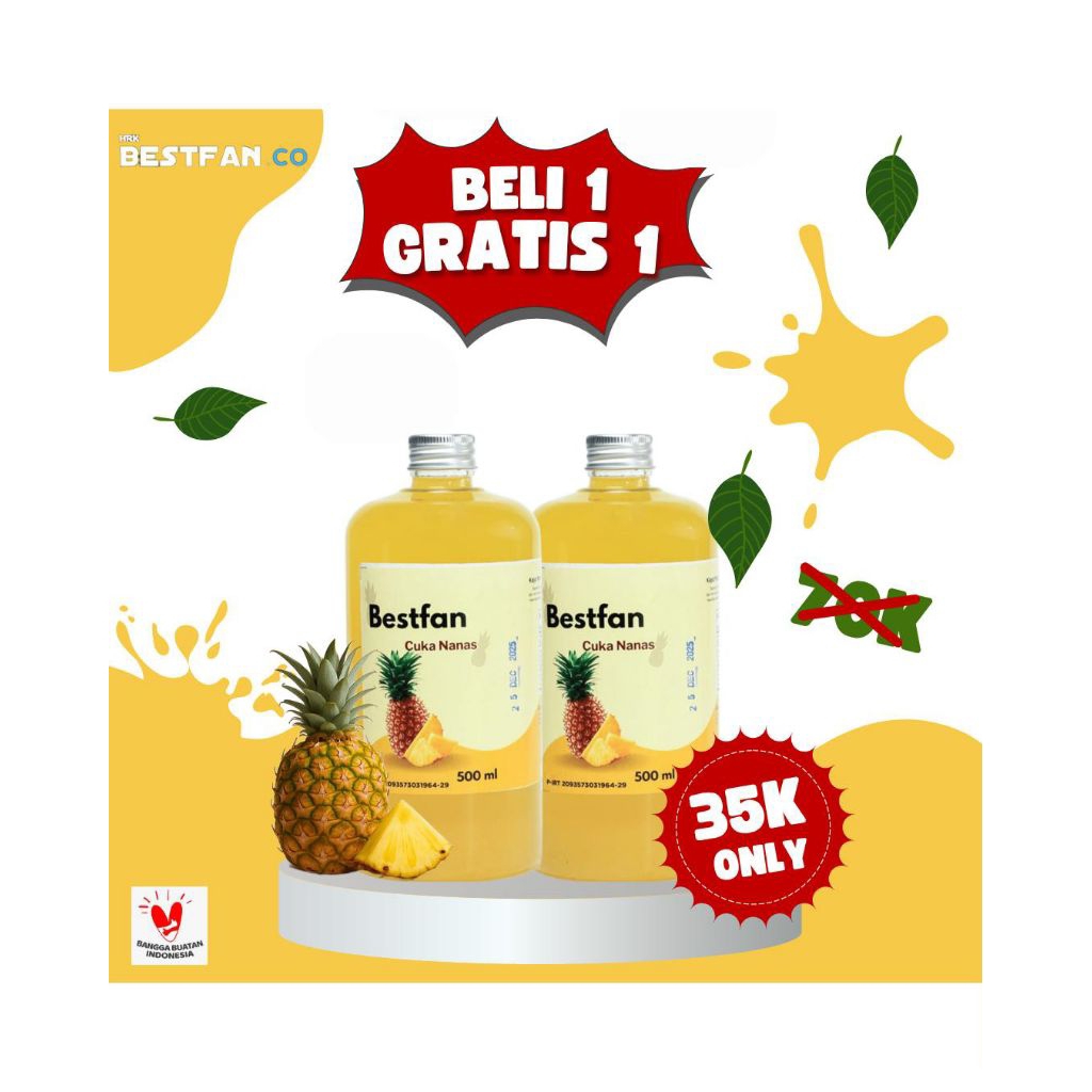 

Beli satu gratis satu Cuka Nanas bestfan