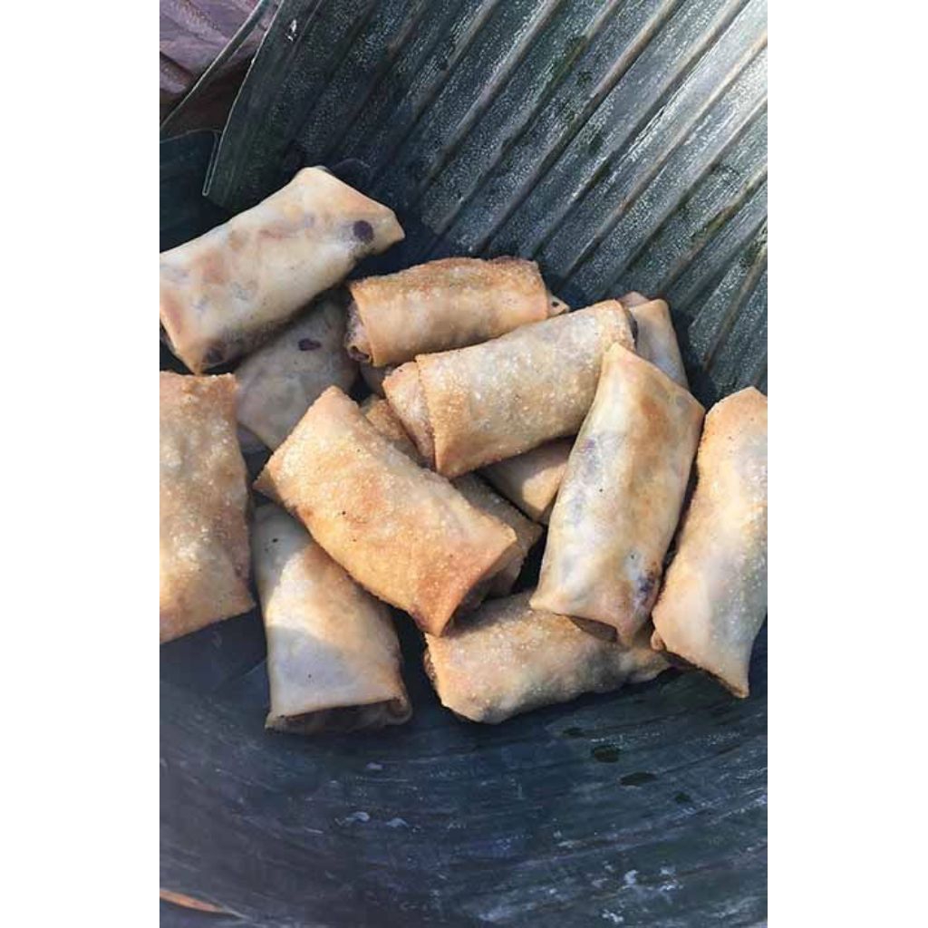 

Frozen Food Lumpia Ubi Ungu Coklat/Keju Lumer