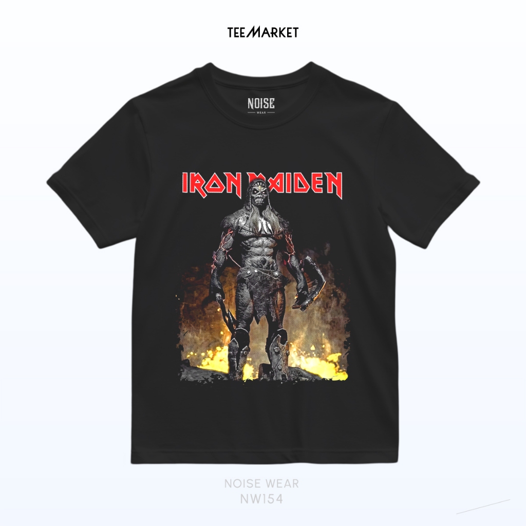 NW154 Kaos Band Iron Maiden - Baju Music Noise Wear