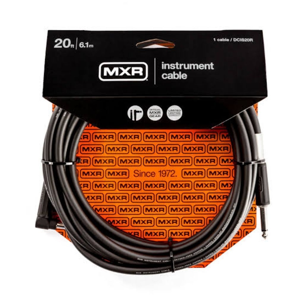 MXR Instrument Cable 6m Straight - Right Angle - Kabel Instrument