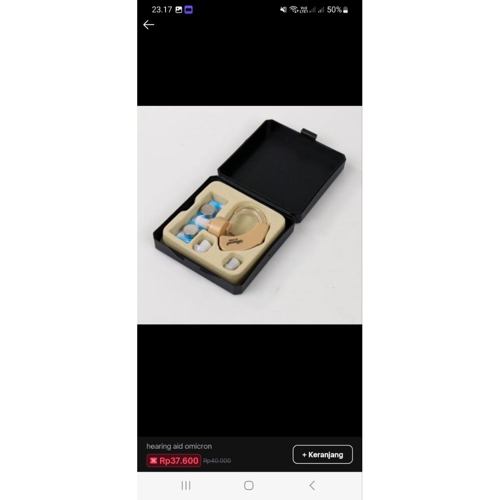 hearing aid omicron cantel.hea