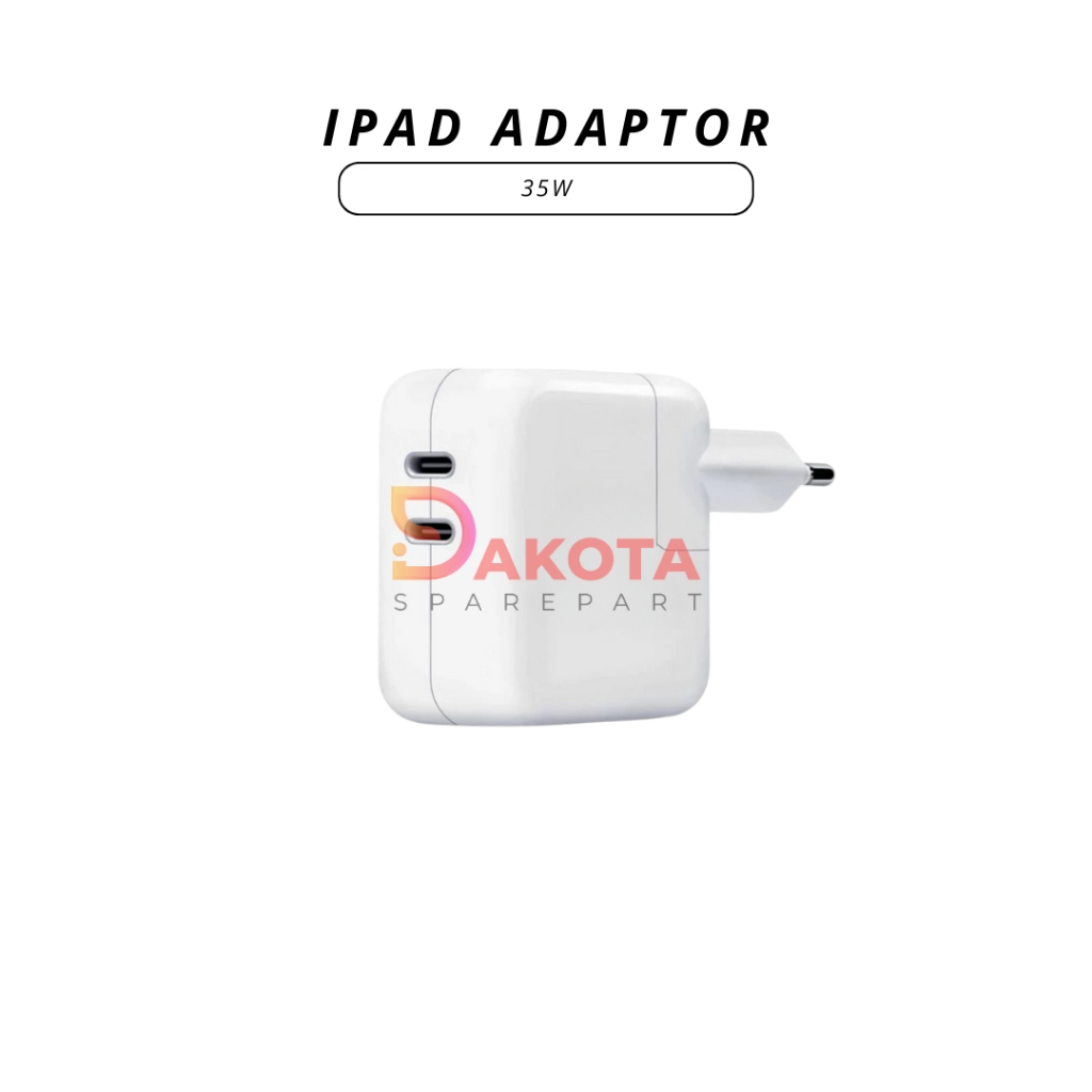 ADAPTOR / BATOK / KEPALA CHARGER ORIGINAL IPAD 35W