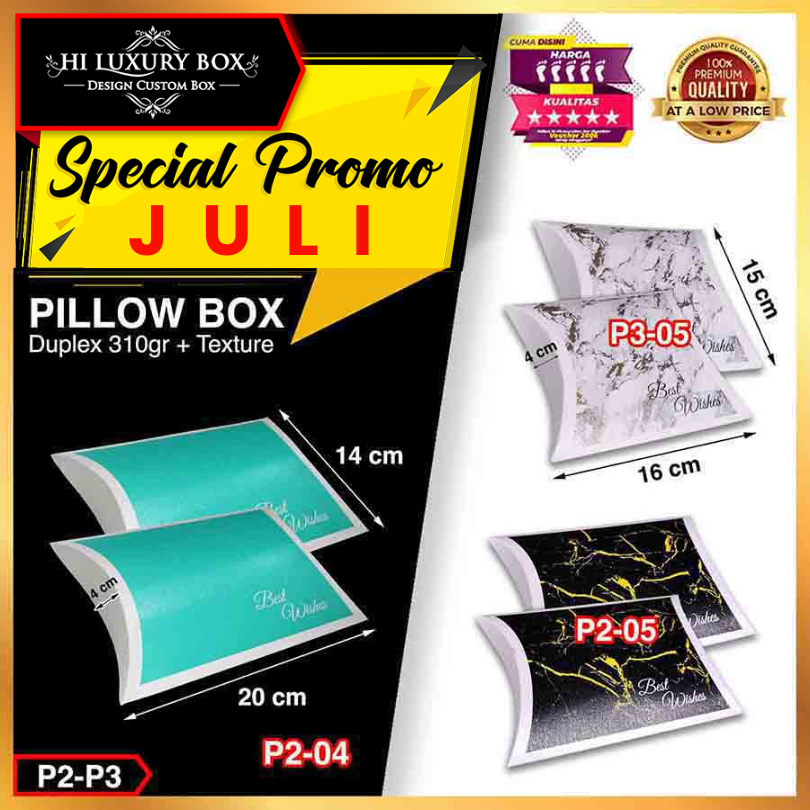 

Kotak Souvenir|Pillow|Kado|Hadiah|Gift|Serbaguna|Dus|Box|Packaging|P2