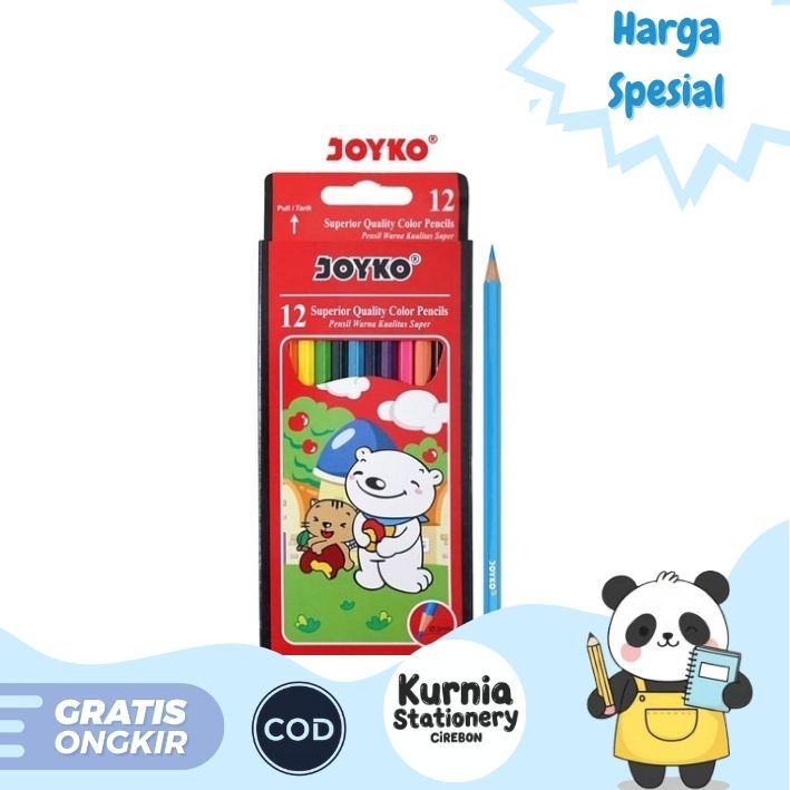 

Joyko Pensil Warna Panjang isi 12 / Drawing Pen CP-12PB