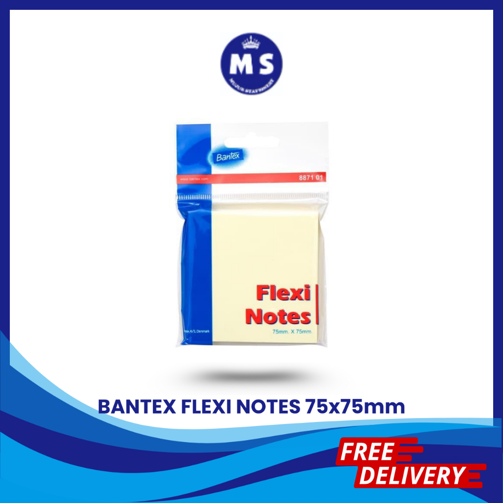 

POST IT / FLEXI NOTES 75 X 75 (654) BANTEX