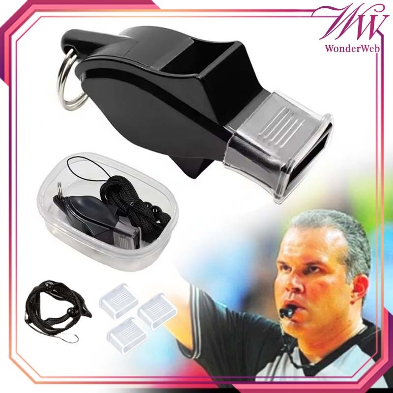 Peluit Wasit Pro Pluit Olahraga Dolphin Peluit Wasit Sepak Bola Peluit Outdoor Hitam Peluit Pelatih