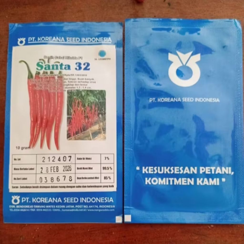 

Benih cabe santa 32 10 gram koreana original