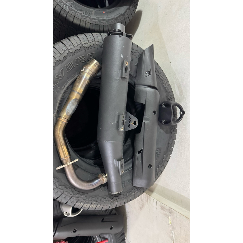 knalpot standar racing jhoe mx king step ub