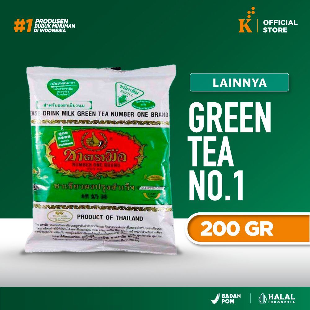 

Thai Green Tea Number One Brand ASLI Import Thailand Murah Terbaik