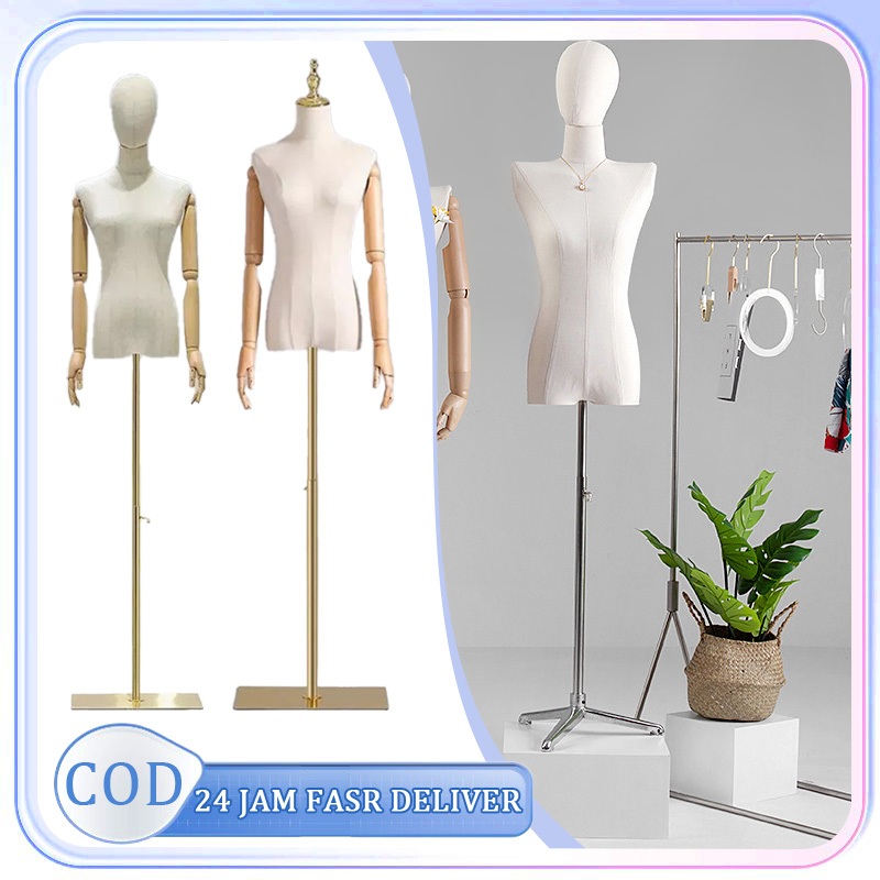 Manekin Setengah Badan Patung Manekin Badan Wanita Manekin Setengah Badan Bisa Tusuk Jarum