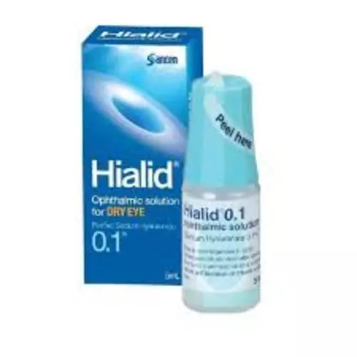 Hialid 0.1% Eye Drops Obat Tetes Mata Kering IMPORT 1 Botol 5 ml Exp Oktober 2027