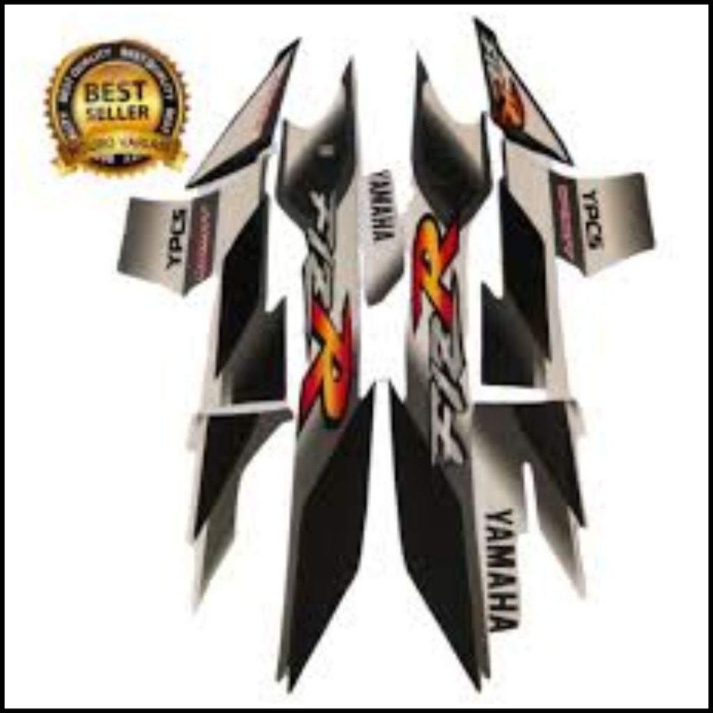 Striping Stiker Motor Yamaha F1ZR 2002 Hitam Standart List Body Motor Stiker F1ZR 2002 Ternbaik