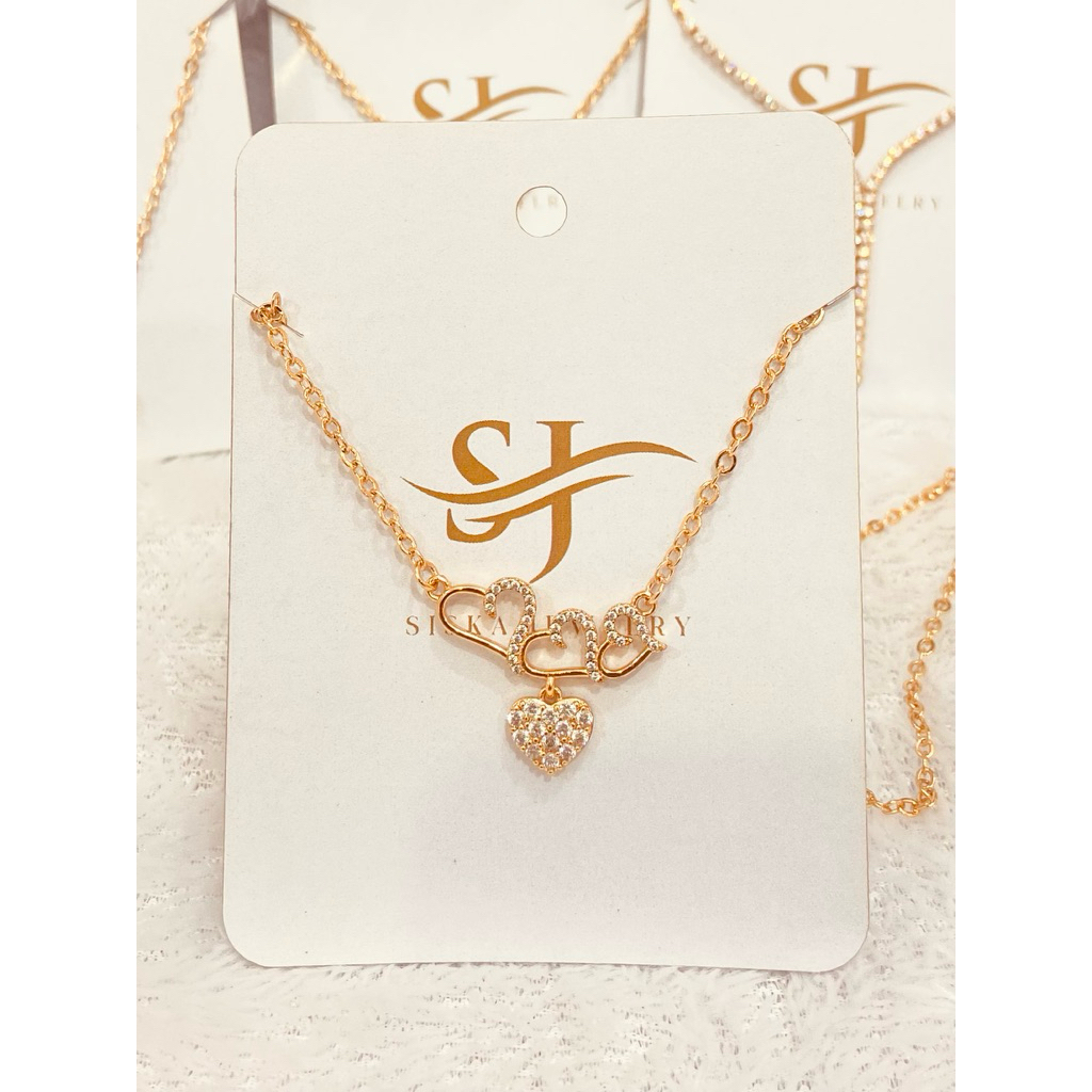 kalung rosegold