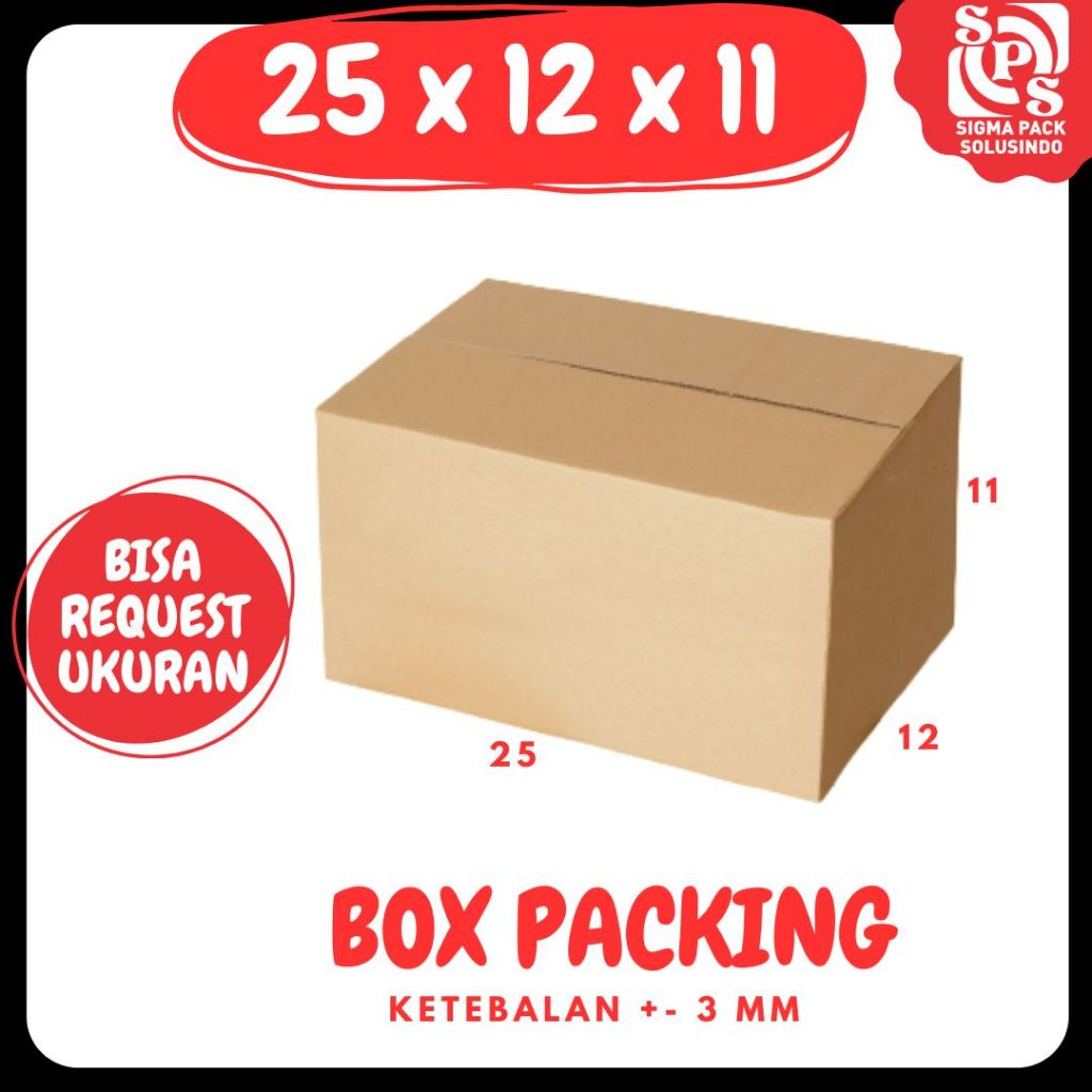 

Kardus 25x12x11 A1 Packing / box 25x12x11 Kotak Kemasan botol / Dus 25x12x11 dus Zigma Shop