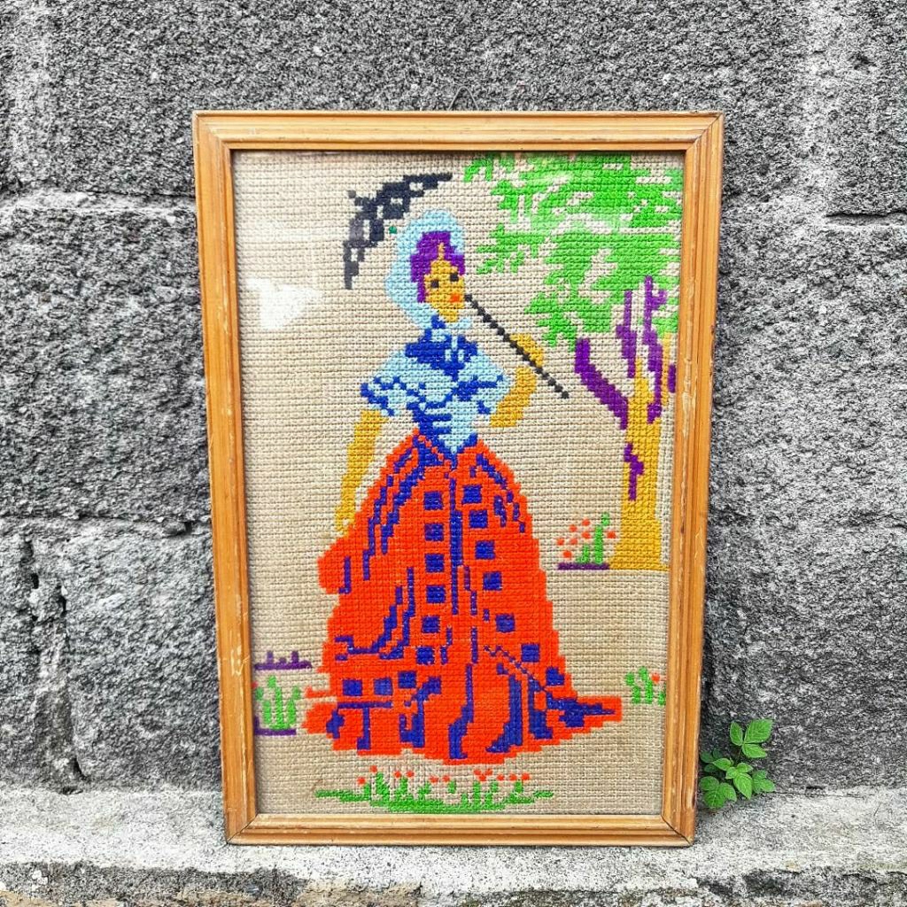 Lukisan kristik jadul