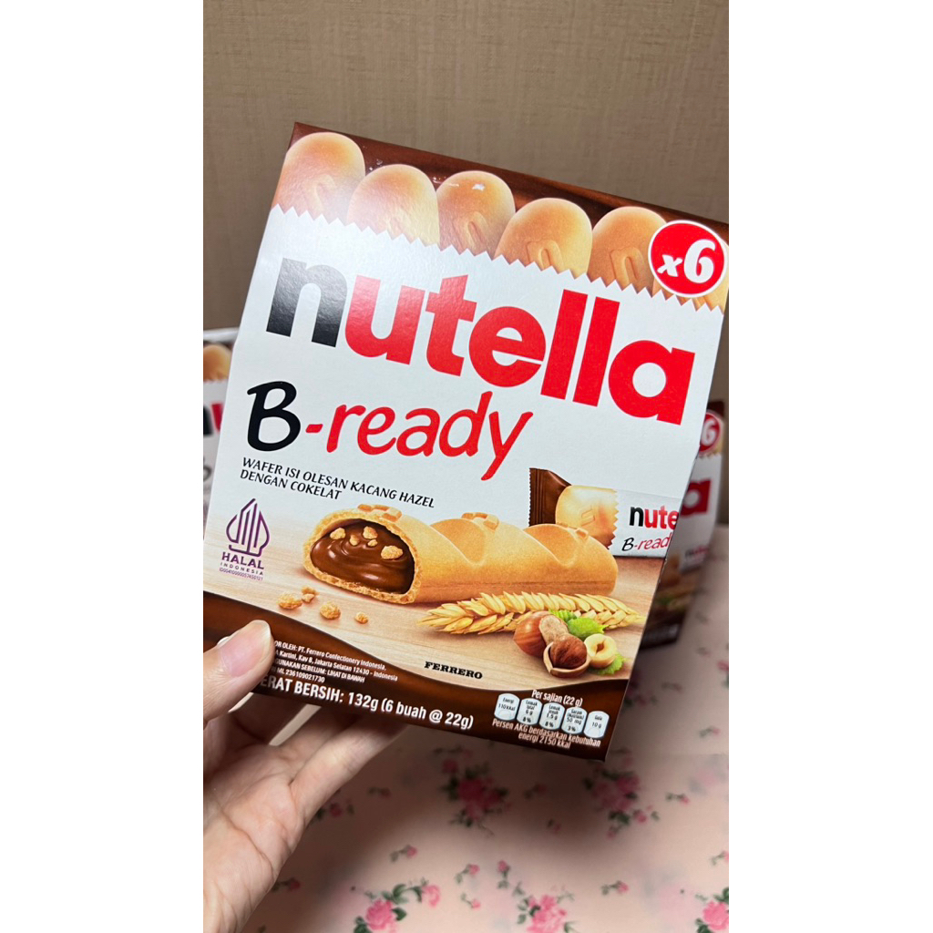 

[READY] NUTELLA B READY ISI 6pcs MAKANAN SNACK ANAK