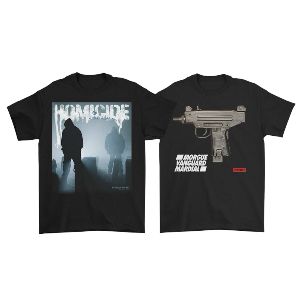 Paket Homicide - Barisan Nisan 2024 & Morgue Vanguard x Mardial - Tentakel Black Original