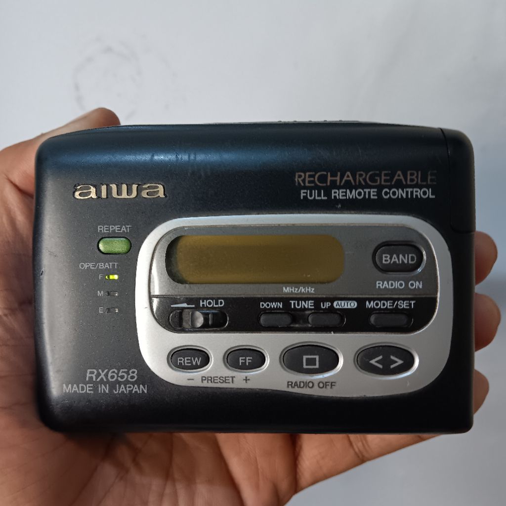 Aiwa RX658 walkman bahan