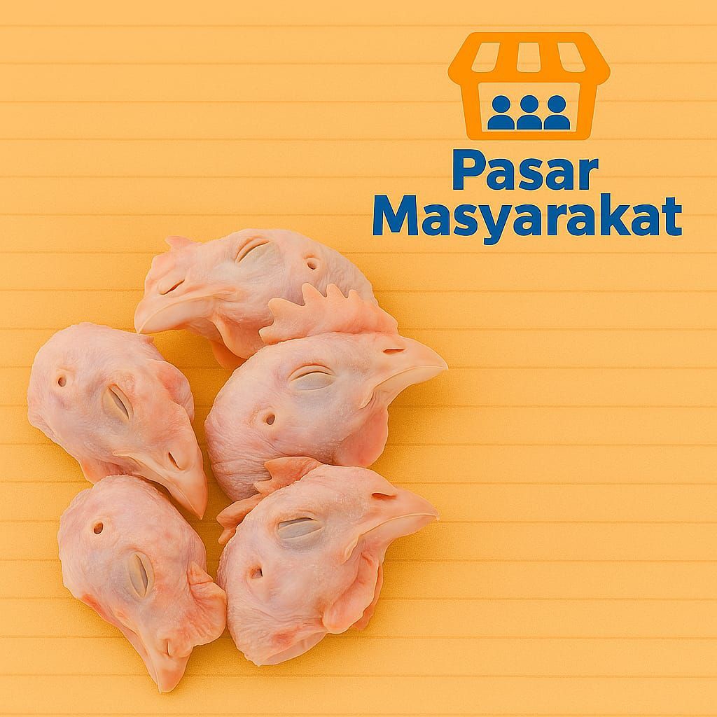 

Kepala Ayam Segar Boiler 5 Pcs Pasar.Masyarakat
