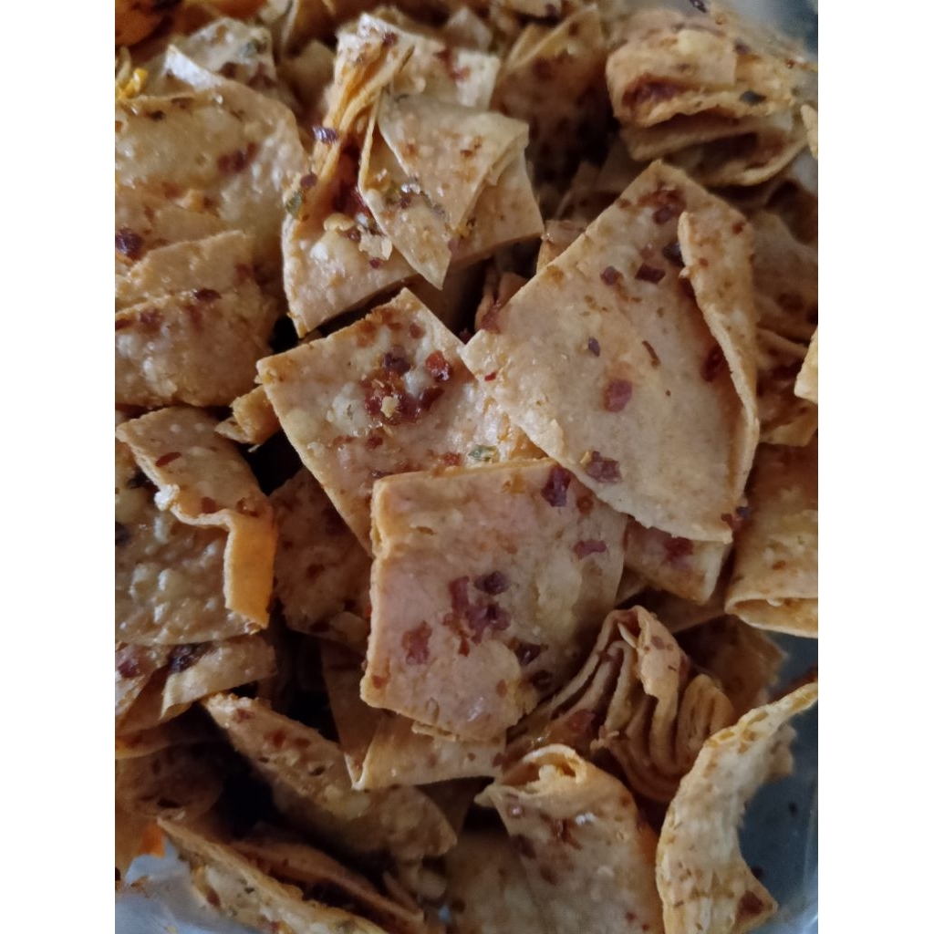 

Keripik Tortila Pedas daun jeruk 500 gram