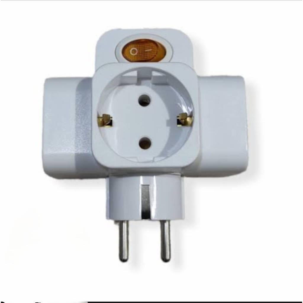 Stopkontak arde T Shukaku cabang tiga saklar On/Off