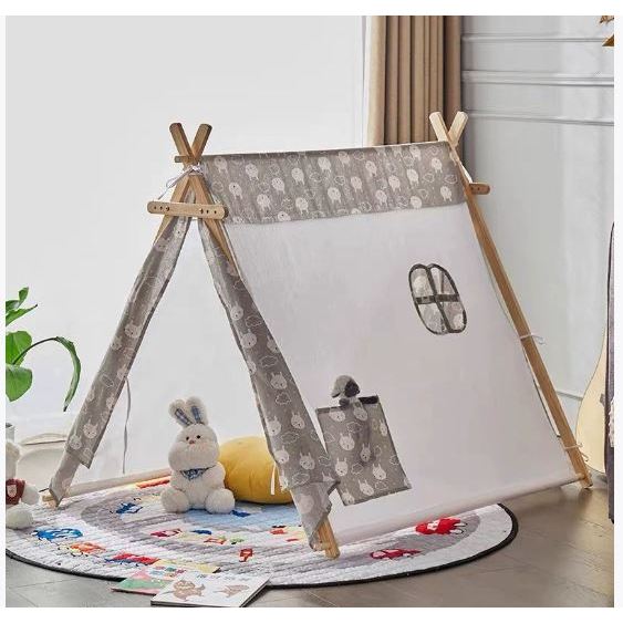 rumah tenda kain bermain anak anak mainan dekorasi photoshoot kids tent staycation hotel indoor play