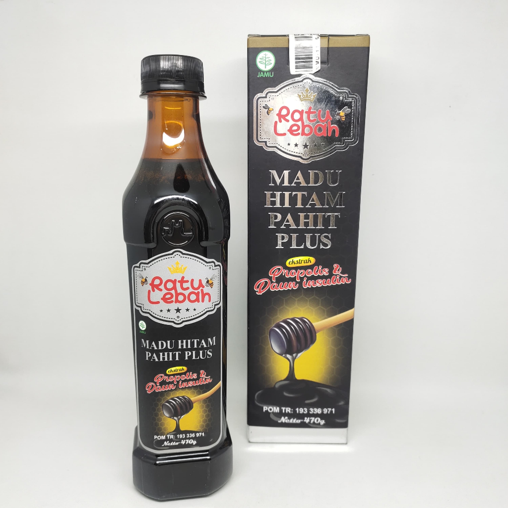 

RATU LEBAH MADU HITAM PAHIT PLUS 470G