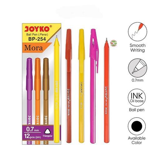 

Ball Pen Pulpen Pena Joyko BP-254 Mora (1 kotak isi 12 pcs)
