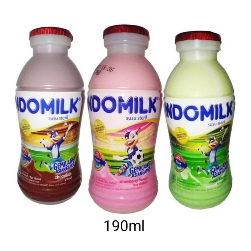 

Indomilk Susu Cair Coklat Strawberry Melon