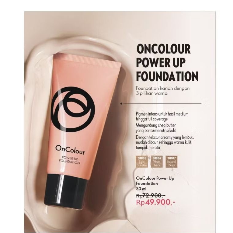 Oncolour Power Up Foundation Oriflame